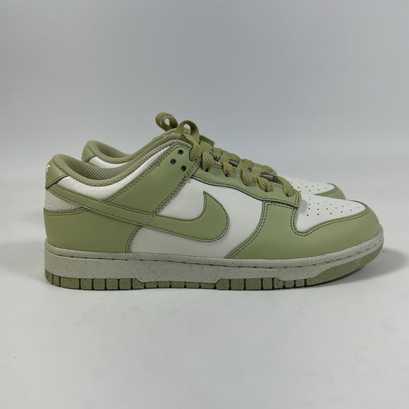 Dunk Low Next Nature Women's Size 8 Olive Aura/Sail-Coconut Milk HF5384-300 - Picture 2 of 4
